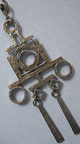Pewter Pendant with Chain, Norway, c. 1975