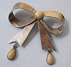 Mexican Sterling Bow Pin