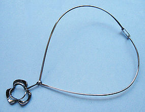 Swedish Sterling Pendant and Neck Ring