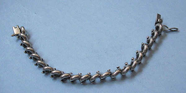 Sterling Machine-Look Bracelet