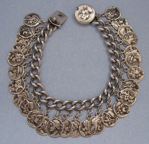 Shiebler Etruscan Sterling Bracelet