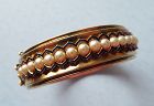 American Gold and Half-Pearl Bracelet