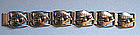 Mexican Sterling Silver Leaf Bracelet, c. 1960