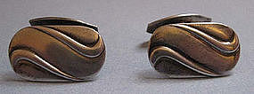 European Silver Cuff Links