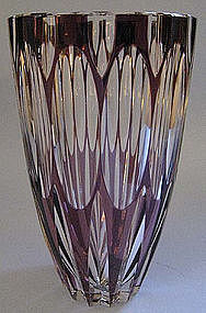 European Cased-Glass Vase, c. 1960