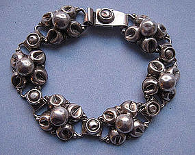 Mexican Sterling Link Bracelet