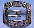 American Sterling Silver Buckle Brooch by LaPierre