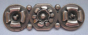 Silver Handmade Bar Pin