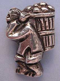 Mexican Sterling Figural Pin