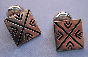 Mexican Sterling Silver Cufflinks