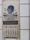 1916 SHARPOINT WIRE COBBLER'S NAILS Black Americana Calendar Poster
