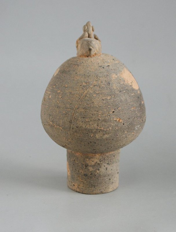Rare Chinese Han Dynasty Stoneware Finial / Cover (206BC-AD220)