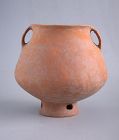 Rare Chinese Neolithic Pottery Footed Jar - Caiyuan Culture