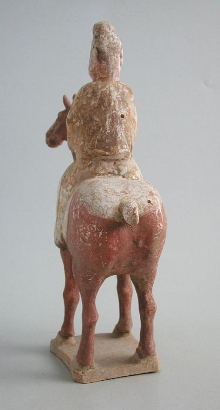 Fine Chinese Tang Dynasty Horse &amp;&quot;Fat Man&quot; Rider + TL Test