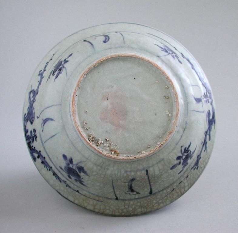 Fine &amp; Rare Large Chinese Ming Dynasty Blue &amp; White Porcelain Bowl