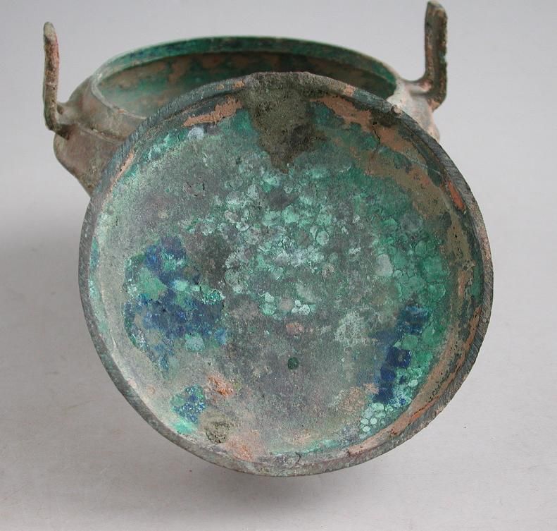 Rare Small Chinese Han Dynasty Bronze Ding (Published)