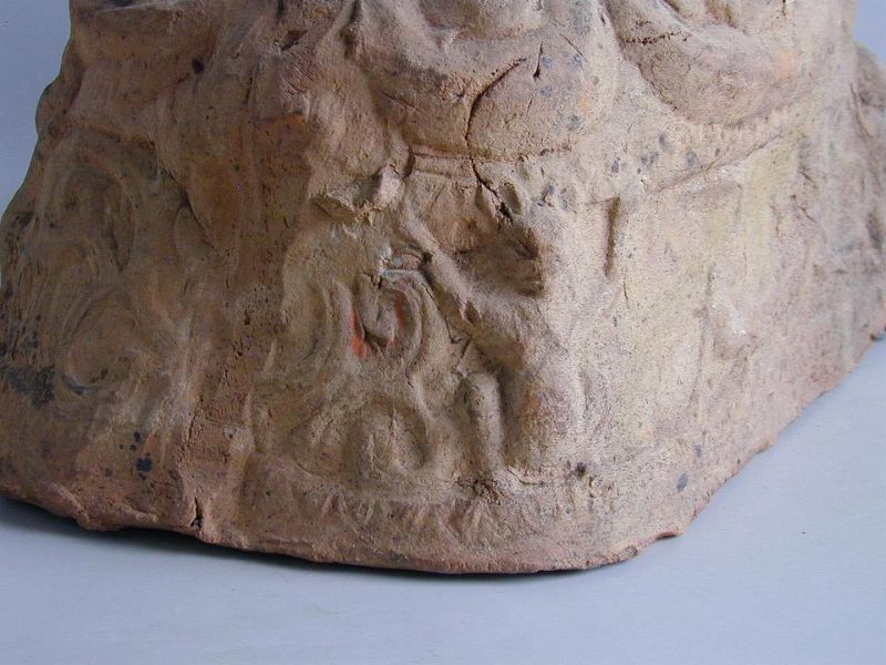 Rare Chinese Eastern Han Dynasty Pottery Money Tree Base
