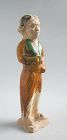 Fine Chinese Tang Dynasty Sancai Glazed Figure (Published + TL)