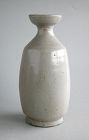 Korean Choson Dynasty Porcelain Vase / Bottle (damaged)
