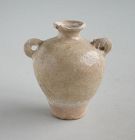 Khmer 9th - 10th Century Glazed Stoneware Bottle