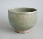 Thai 14th - 15th Century Sawankhalok Celadon Tall Bowl / Jar