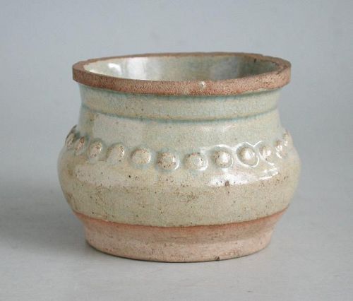 Chinese Song / Yuan Dynasty Qingbai Porcelain Jar / Rice Measure