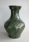 Chinese Han Dynasty Glazed Jar with Animal Frieze with Oxford TL Test