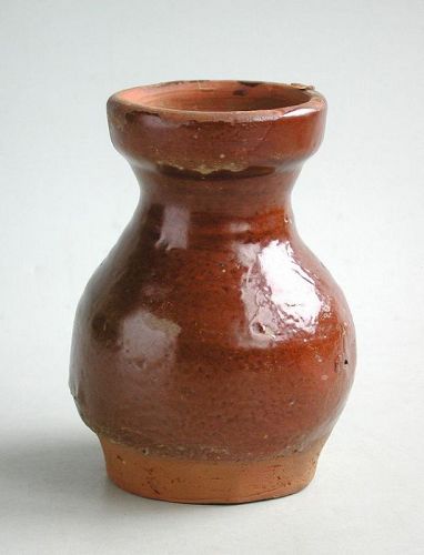 Chinese Eastern Han Dynasty Small Glazed Pottery Jar