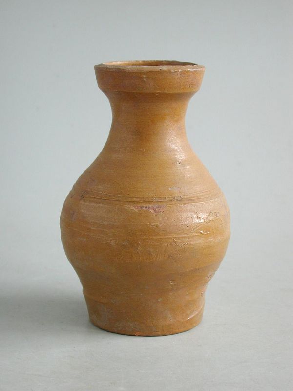 Small Chinese Eastern Han Dynasty Glazed Pottery Jar