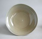 Chinese Ming Dynasty Porcelain Celadon Dish / Bowl (22.5cm)