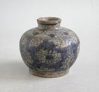 Large Chinese Ming Dynasty Blue & White Porcelain Jarlet - Wanli Reign