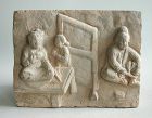 Chinese Jin Dynasty Pottery Filial Piety Tile - Wang Wuzi