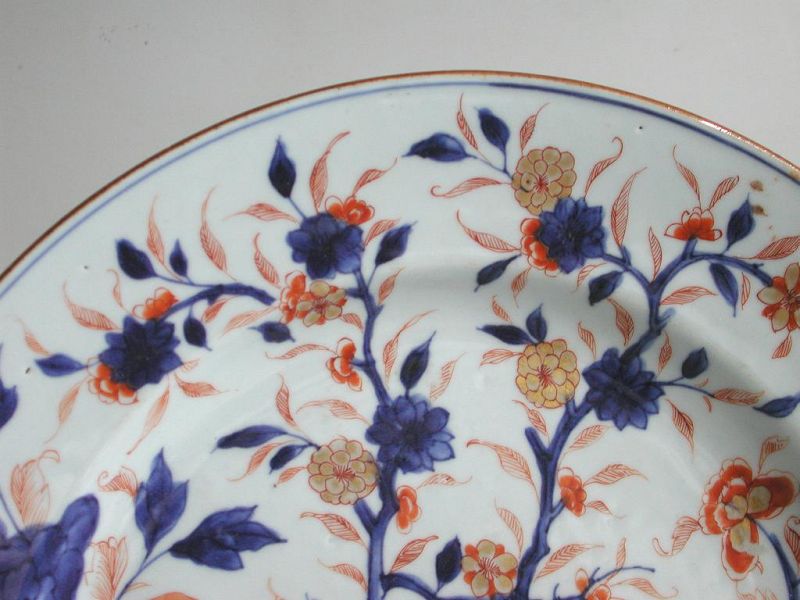 SALE Fine Large Chinese Qianlong 18th Century Imari Porcelain Dish