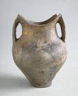 Chinese Neolithic Siwa Culture Burnished Black Pottery Jar (c.1350 BC)