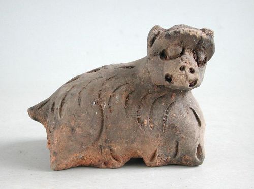 Chinese Song / Yuan Dynasty Buddhist Pottery Zodiac Animal