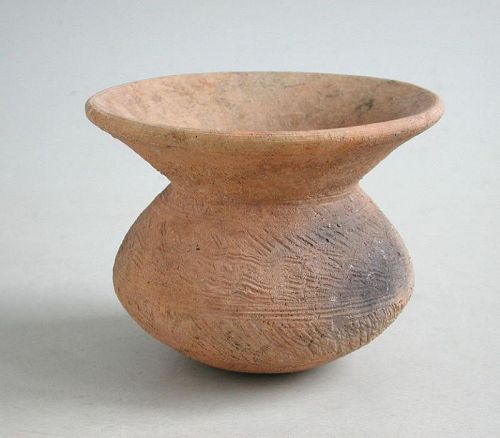 Fine Thai Ban Chiang Incised Neolithic Pottery Jar (Ex. Christie's)