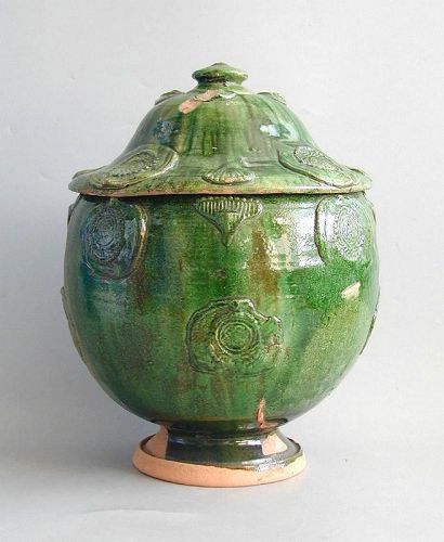 SALE Large Chinese Song / Yuan Dynasty Glazed Buddhist Jar