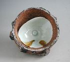SALE Chinese Song Dynasty Qingbai Porcelain Bowl in Kiln Saggar