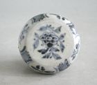 Vietnamese 15th Century Blue & White Round Porcelain Box SALE