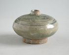Thai 14th - 15th Century Celadon Glazed Stoneware Water Dropper