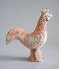 Chinese Tang Dynasty Painted Pottery Cockerel (AD 618 - 906) SALE