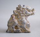 Rare Chinese Song / Yuan Dynasty Painted Pottery Dragon