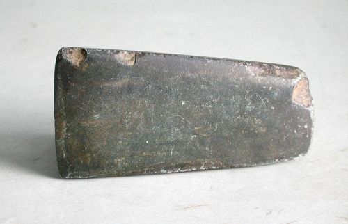 Chinese Neolithic Polished Hardstone Adze / Axe Head