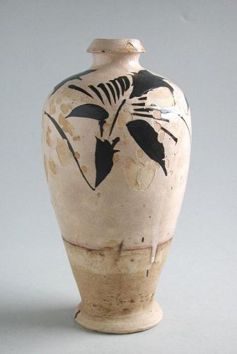 Chinese Jin Dynasty Cizhou Meiping Vase (12th Century)