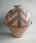Large Chinese Neolithic Machang Painted Pottery Jar