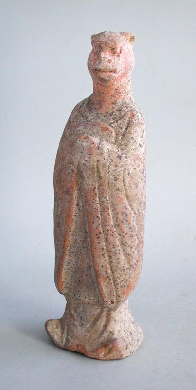 SALE Chinese Tang Dynasty Painted Pottery Zodiac Figure (Tiger)