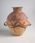 SALE Large Chinese Neolithic Painted Pottery Jar (c.2300 - 2000 BC)