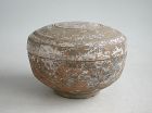 Large Chinese Warring States Incised Pottery Box (475 - 221 BC)