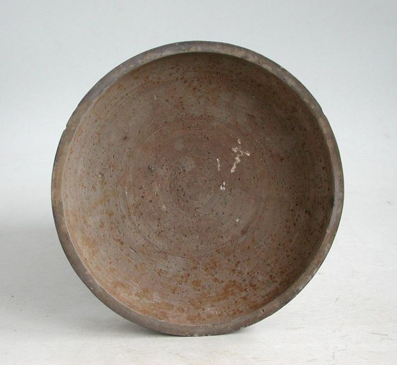 Fine Chinese Western Han Dynasty Round Pottery Box