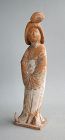 Fine Chinese Tang Dynasty Pottery Fat Lady with Oxford TL Test